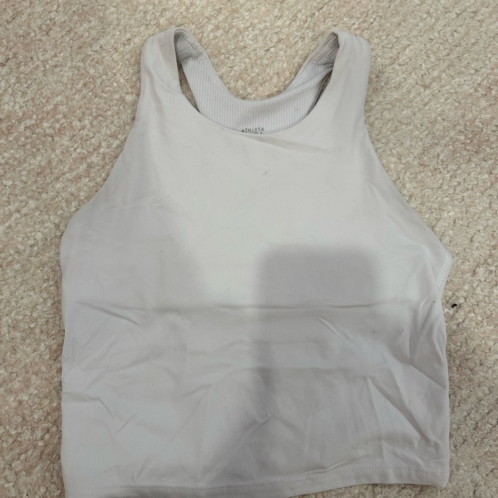 white athleta girls tank